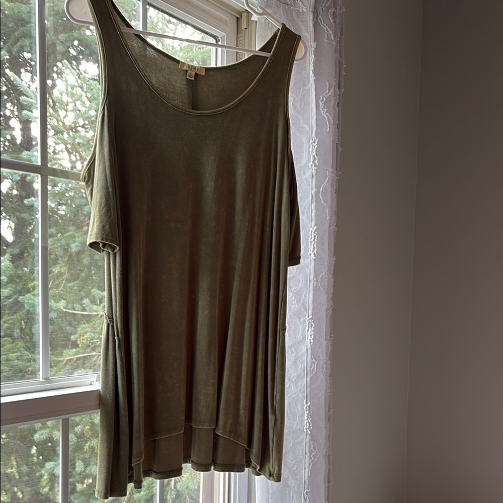 Olive Green Women's Top